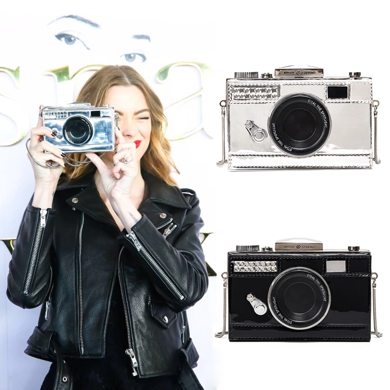 Индивидуальный модный винтажный клатч с камерой уникальной формы сумка на плечо