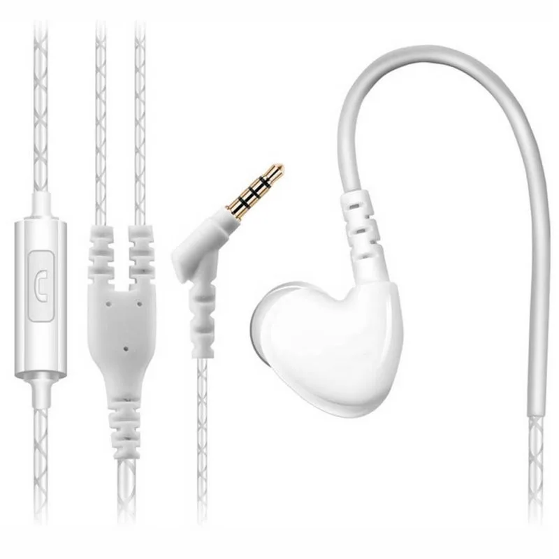 Sports Earphones PTM F1 Running Waterproof Headphone with Mic Headset Stereo Earbuds Bass for Xiaomi mobile phone | Электроника