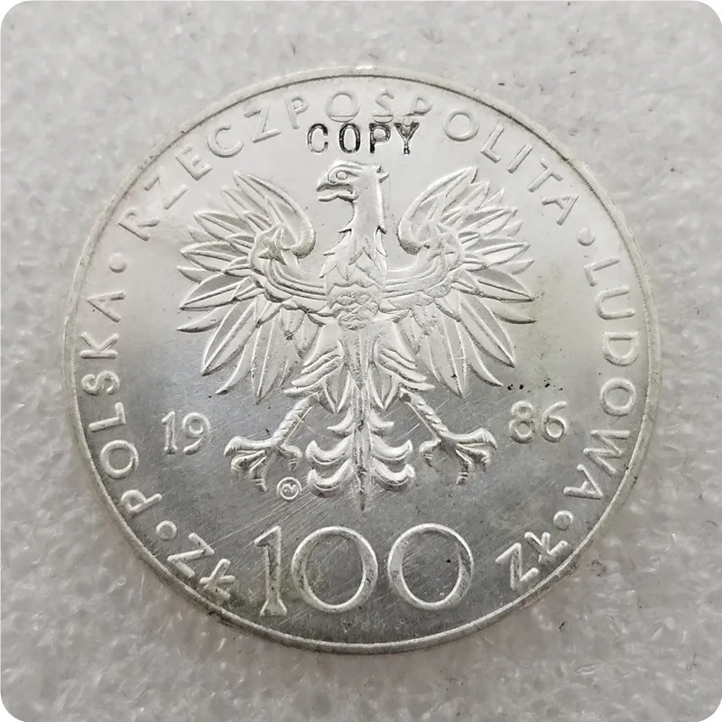 1982 Польша-200 Zlotych копия памятных монет-копии монет медаль коллекционные монеты