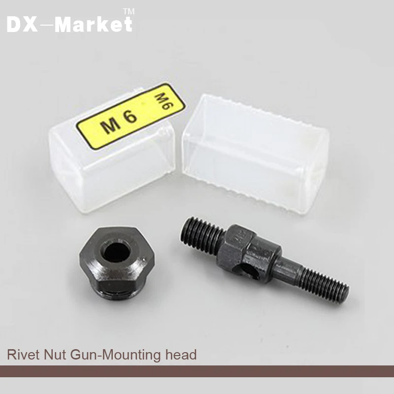 Blind Rivet Nut Gun Heavy Hand INSER NUT Tool Manual Mandrels with mounting head M3 M4 M5 M6 and wrench |