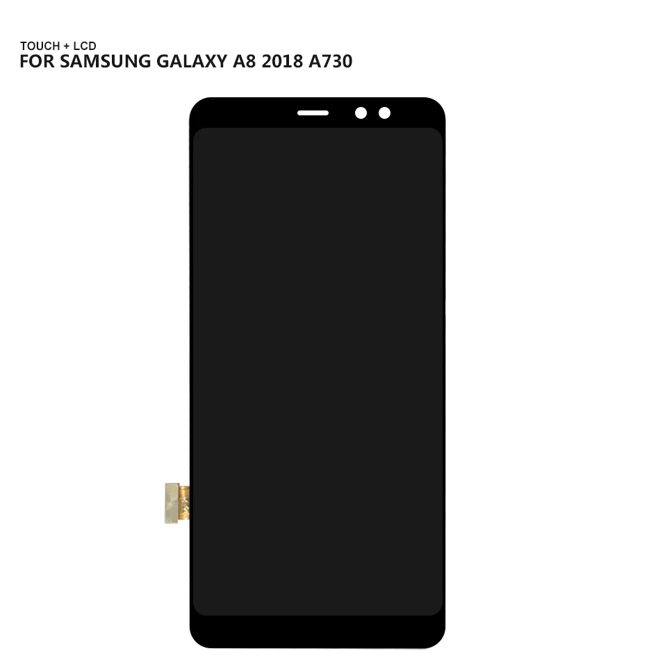 ЖК дисплей AMOLED для Samsung Galaxy A8 + Plus 2018 A730x A730 с сенсорным экраном и дигитайзером в