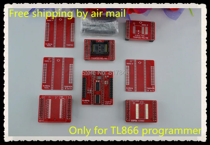 Бесплатная доставка 100% оригинальный IC адаптер XGecu TL866A TL866CS TL866II Plus программатор