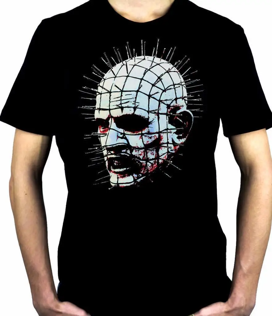 Футболка кутилы Goth Punk Clive Barker Horror Cenobite Angel Demon футболка с круглым вырезом короткий