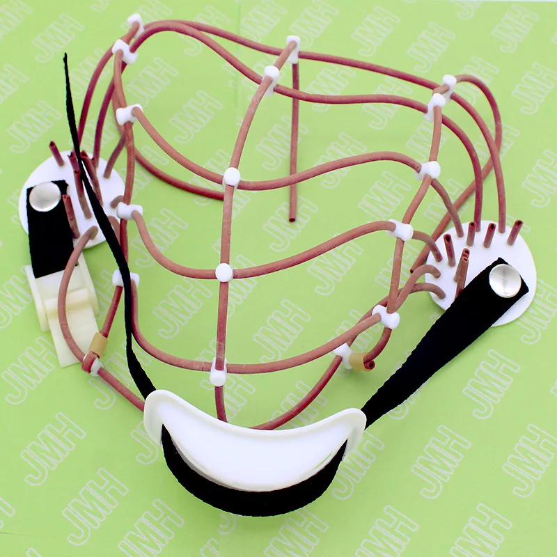 عالية الجودة الكبار EEG قبعة ، قابل للتعديل EEG كاب تطبيق إلى القطب كابل ، حجم L/M/S