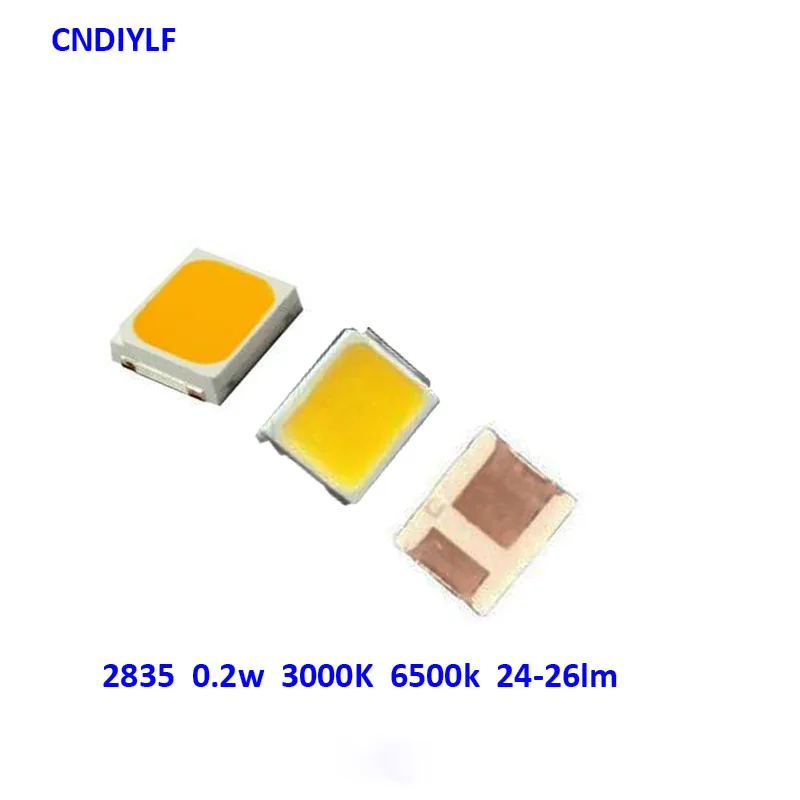 Светодиодный диодный светильник New2835 светодиодный белого цвета 3000 К холодный