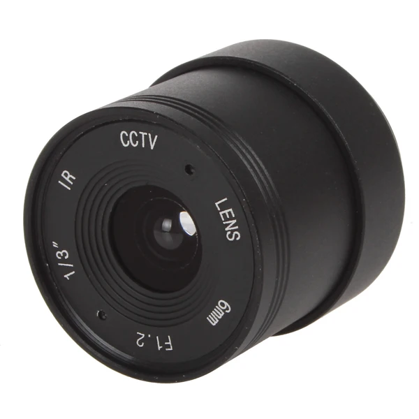 6mm / F1.6 CCTV High Definition Alloy Fixed Lens for Camera CS 1/3 Inch IR | Безопасность и защита
