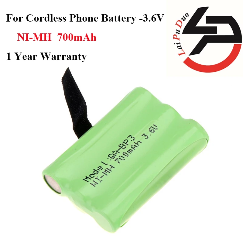 Новое поступление 3 6 V 700mAh ni mh аккумуляторная батарея для телефона GA BP3 CPB9607