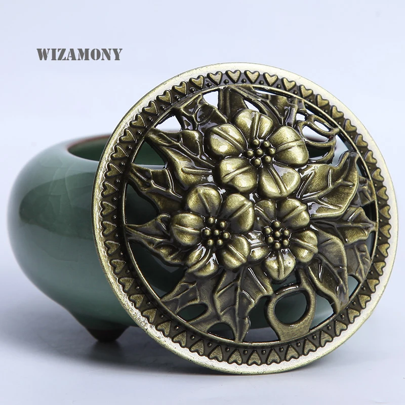 2016 новое поступление Longquan Celadon три фута ладан и курильщик группа сплав ладана