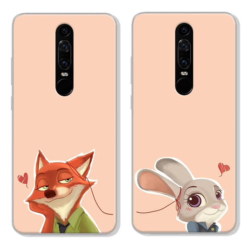 Caetoon Стиль Красный R чехол для huawei Коврики RS ТПУ окрашенные мобильный телефон