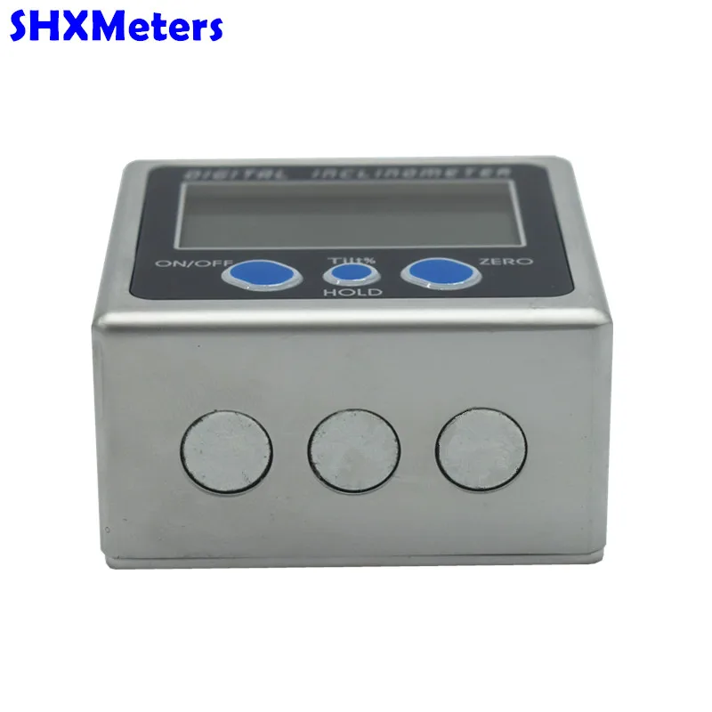 Цифровой угломер и уровень металлический ящик измерительный инструмент