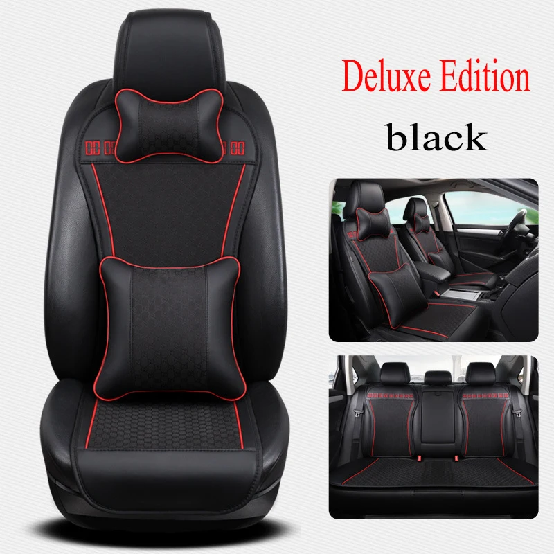 

Kalaisike leather Universal Car Seat cover for Geely all models Emgrand EC7 X7 FE1 car accessorie car styling auto Cushion