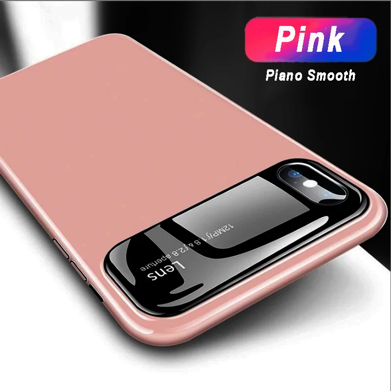 Для capa iphone X XS чехол из закаленного стекла для 6 7 8 Plus Capinhas покрытие пианино