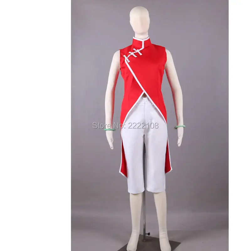 Костюм для косплея из аниме Наруто красное Чонсам Сакура фильма дешевый модный