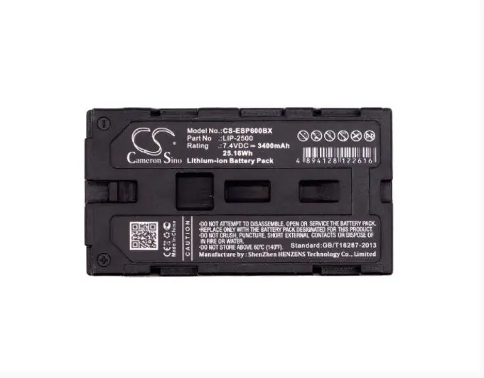

Cameron Sino 3400mAh battery for EPSON M196D Mobilink TM-P60 LIP-2500