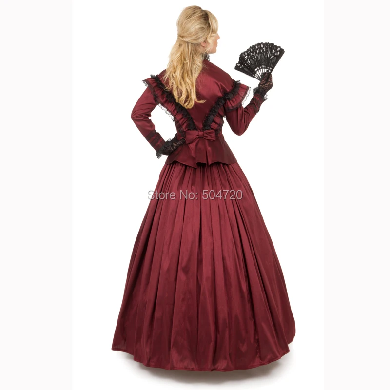 

Tailored!Vintage costumes Victorian dresses Eras Regency Civil War Renaissance Revolutionary Gothic Halloween dress HL-123