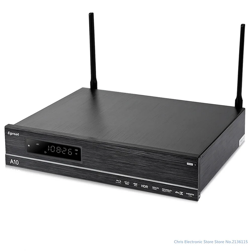 Оригинальный egreat A10 ТВ коробка Hi3798C V200 Процессор Android 5.1.1 2 г 16 WI FI LAN HDR10 Blu Ray 3D Bluetooth