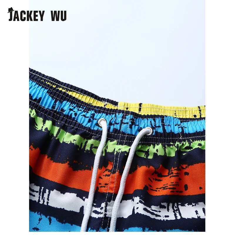 JACKEYWU брендовые пляжные шорты 2019 летние модные радужные бермуды повседневные