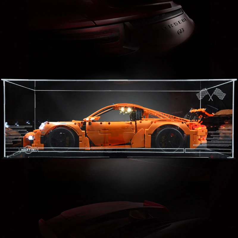 Дисплей Чехол Коробка для lego technic prosche 42056 Bugatti Chiron 42083 серии строительный блок