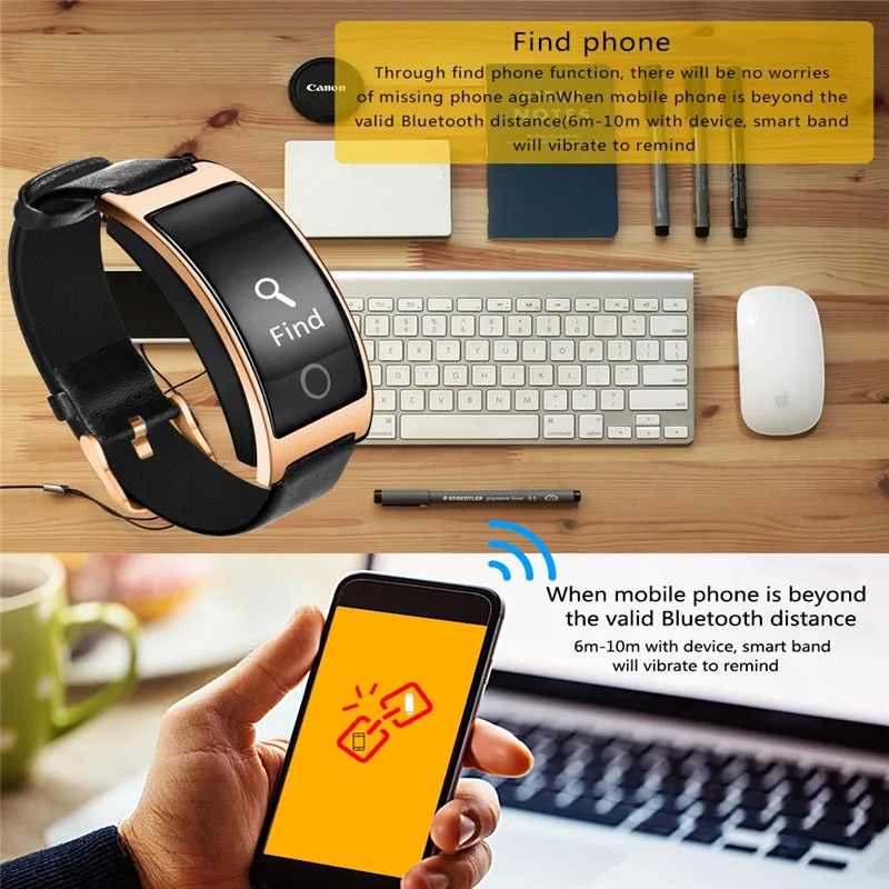 Huiniu CK11S умный Браслет Bluetooth Smart часы крови Давление кислородом монитор сердечного