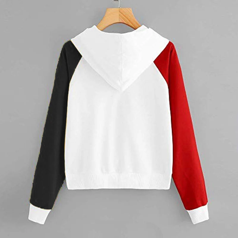 Новинка Женская стильная толстовка с капюшоном 2019 круглый вырез Мультяшные