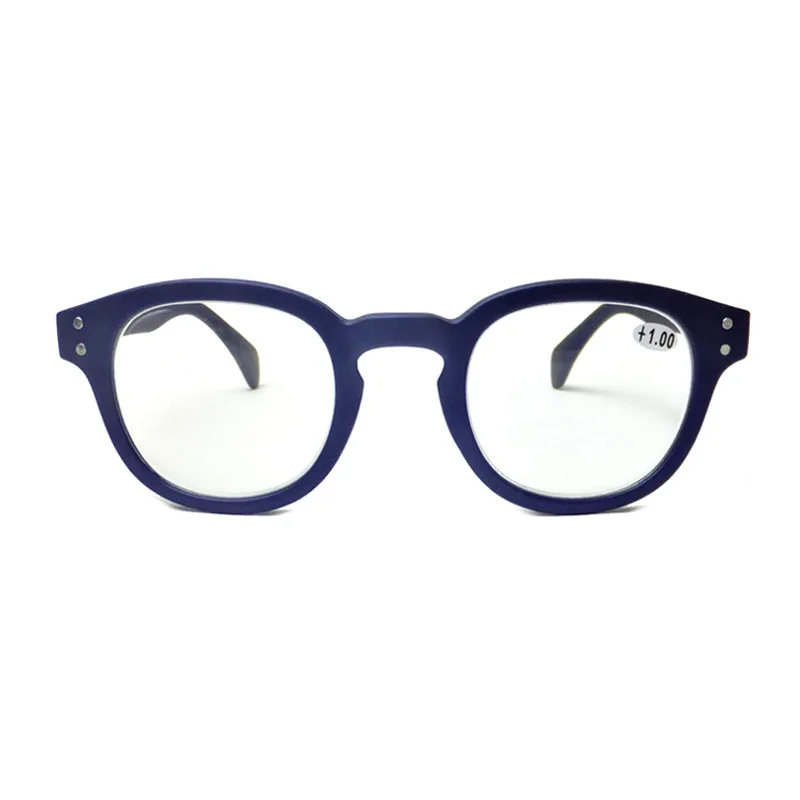 Фото Мужские и женские пластиковые очки в полной оправе круглые для чтения с