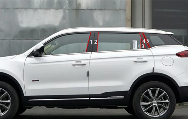 Для Geely Emgrand X7 EmgrarandX7, EX7, FC SUV, Vision X6, NL4, автомобильное окно черный яркий стикер на бар