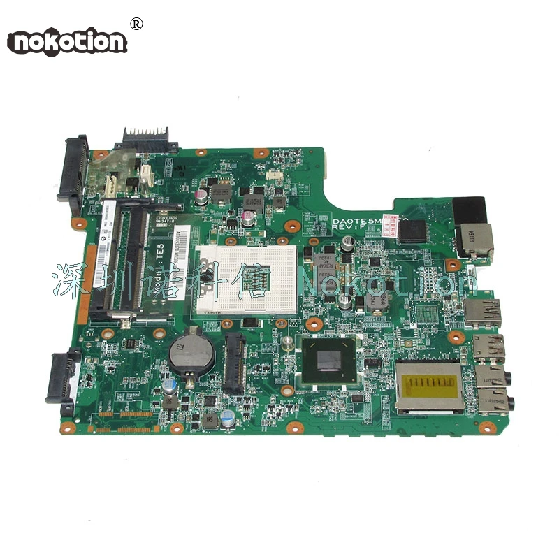 

Оригинальная материнская плата NOKOTION A000093070 DA0TE5MB6F0 для ноутбука toshiba satellite L745, материнская плата 31TE5MB00G0 HM65 DDR3, работает