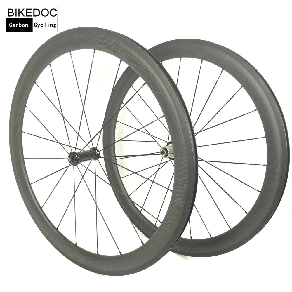 

BIKEDOC 700C*23MM Carbon Wheels 45mm Clincher Ruedas Carbono Carretera Road Bicycle Wheels Light Road Bike Wheels