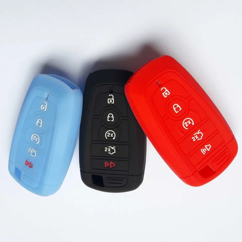 RUNFA авто чехол для автомобильного смарт ключа держатель Чехол Защита Ford 2017 2018 F 150