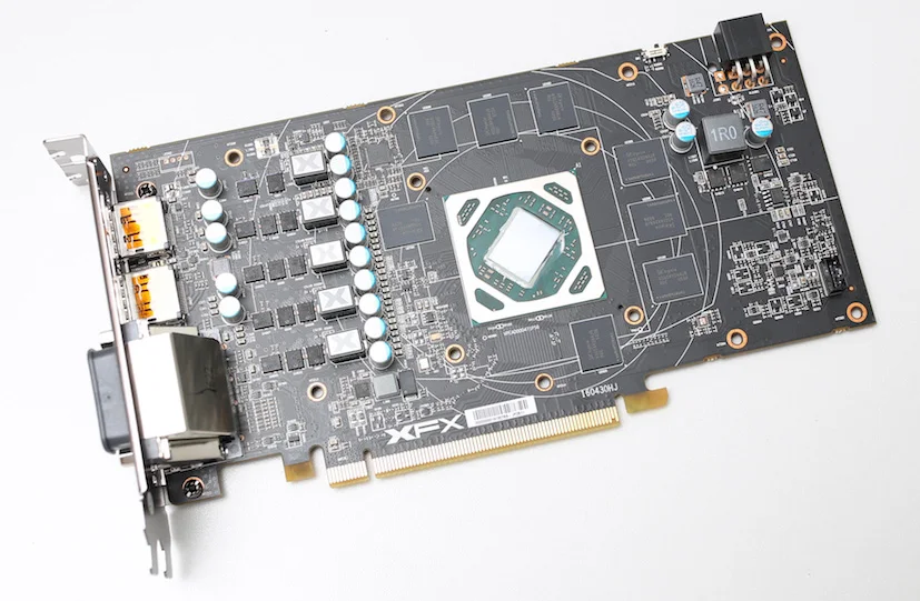 Bykski A-XF48BW-X GPU Блок водяного охлаждения для XFX GTS RX 480 580