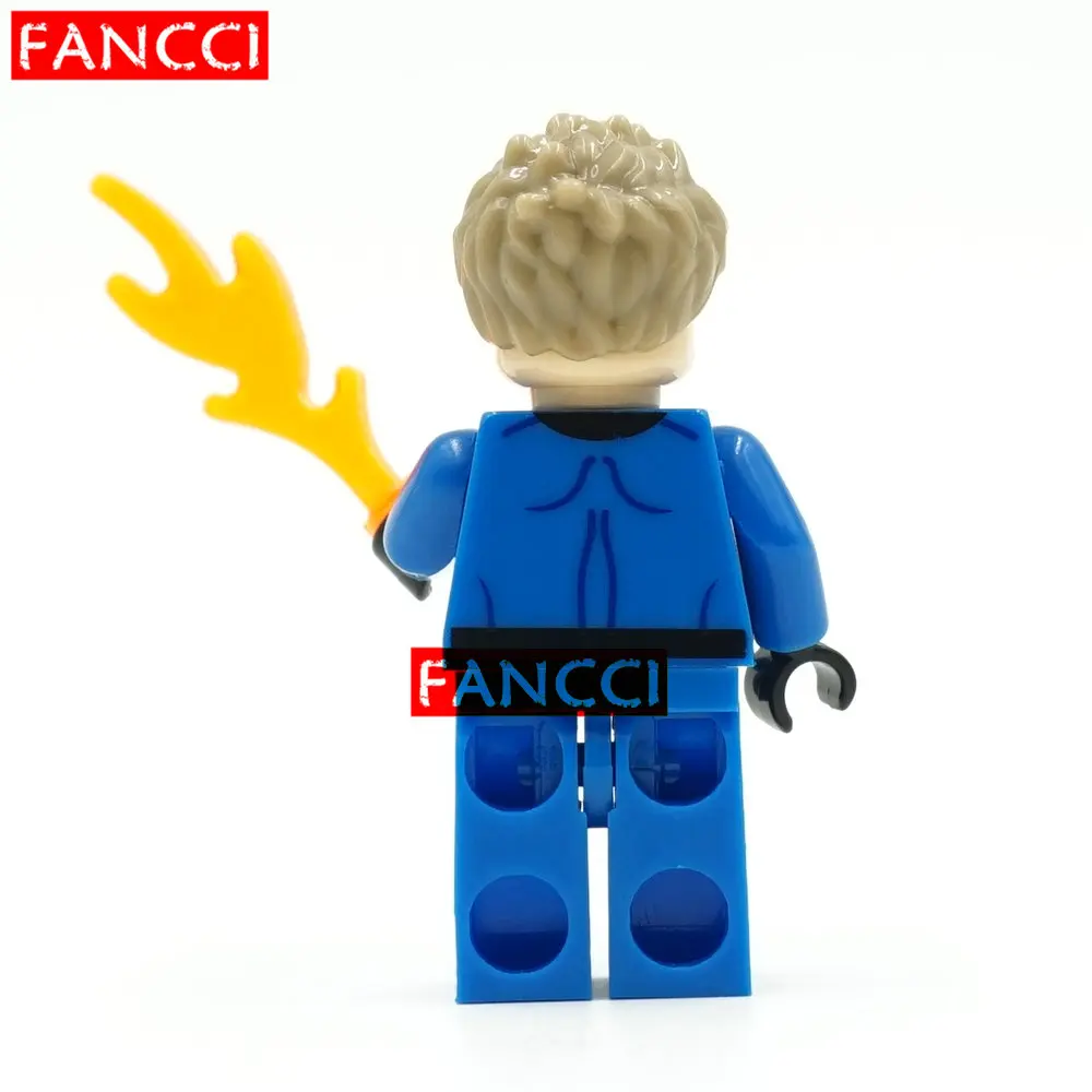SingleSale человек-Факел Фантастическая 4 четыре Marvel Super Heroes minifig собрать модель DIY