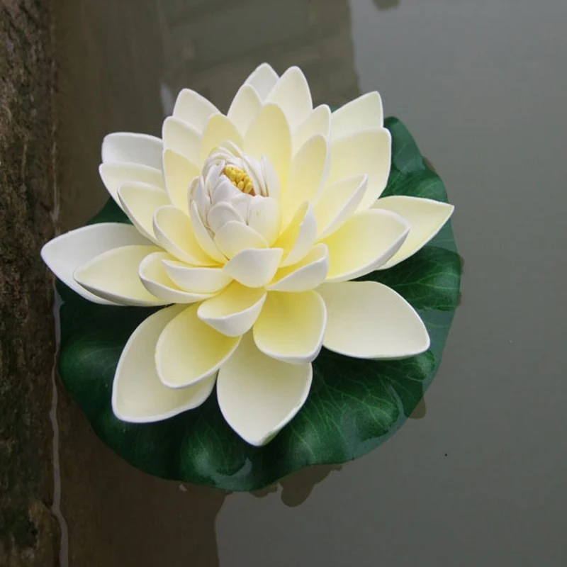1 шт. искусственный цветок лотос 18 см|wedding garden decoration|real touchartificial lotus |