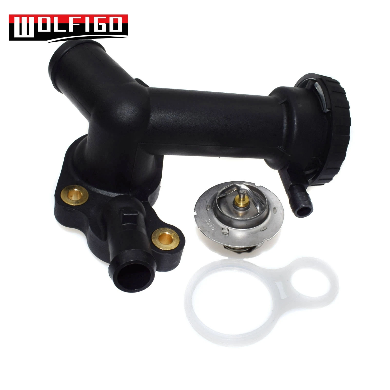 WOLFIGO Новый корпус термостата уплотнение в сборе для Mini Cooper R50 R52 R53 11537829959 11537829960