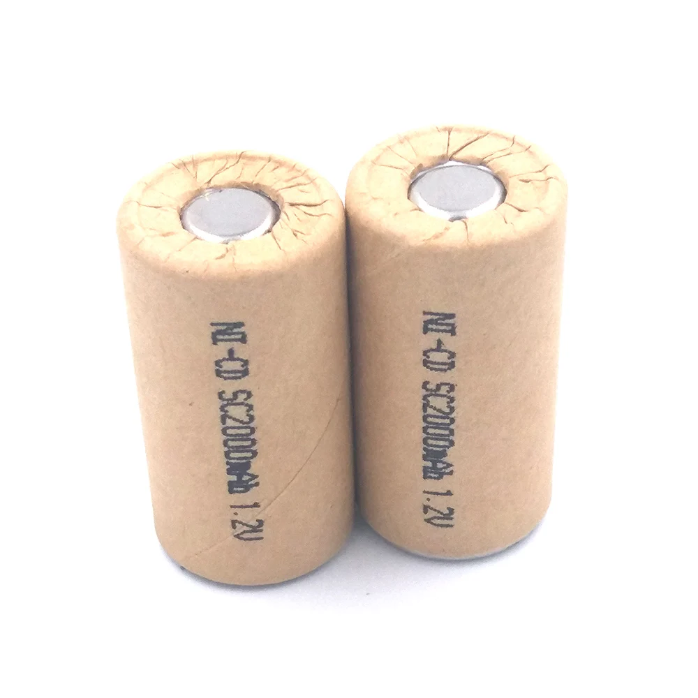 SC2000mAh, 12 шт., аккумулятор, аккумуляторная батарея, батарея высокой мощности, батарея электроинструмента, батарея питания, Ni cd, скорость разряда 10C