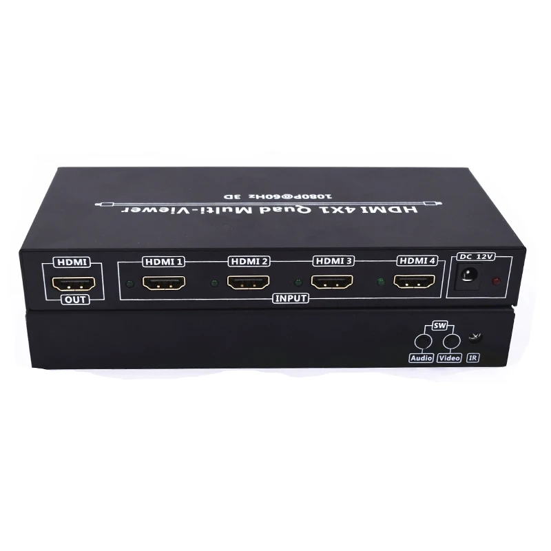 Kebidumei 3D 1080P HDMI 4x1 Quad мульти-просмотра с поддержкой PIP переключатель HD видео