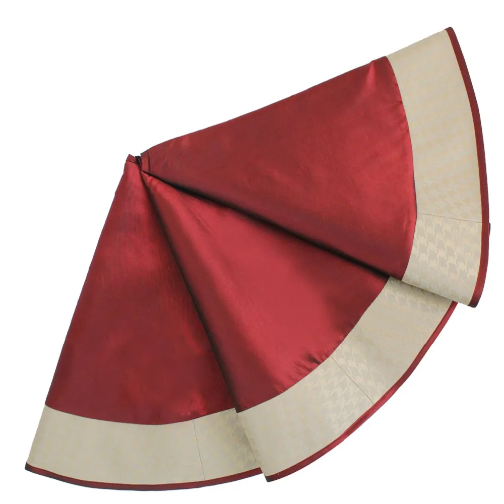 Акция роскошная Жаккардовая юбка из искусственного шелка с золотыми гусиными