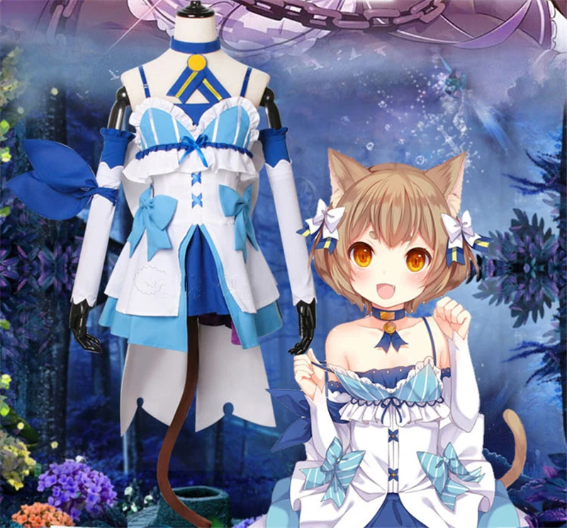 Re: Life in a different world от zero Felix; костюм для косплея; женское платье с котом; аниме; костюмы для косплея; летнее платье
