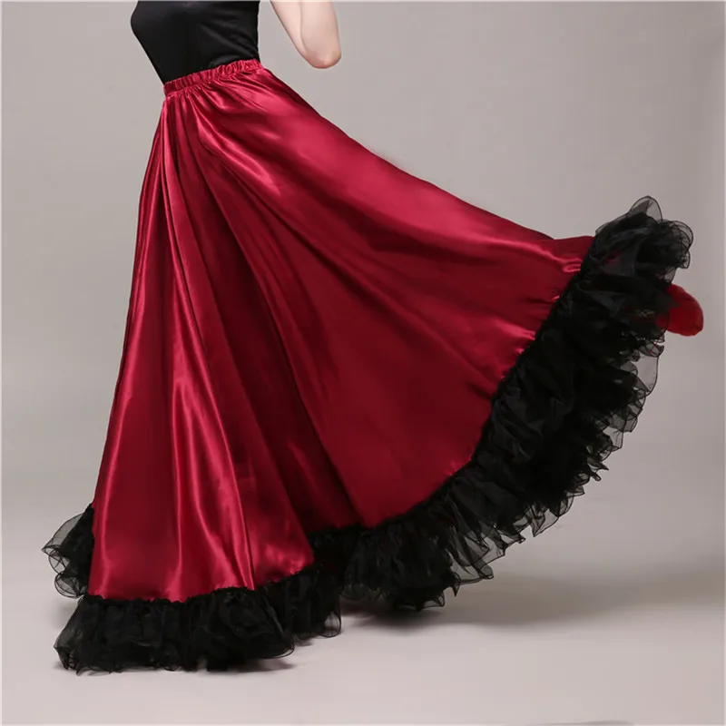Spanish Latin Flamenco Bullfight Dance Skirt Dress Costumes Stage Performance Party Women Female Clothing Free Shipping | Тематическая