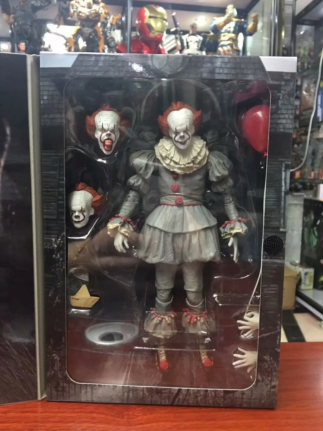 Children cartoon Pennywise Joker BJD toys clown Stephen King's It 2017 deluxe version 7 inch movable doll action figure NECA | Игрушки и