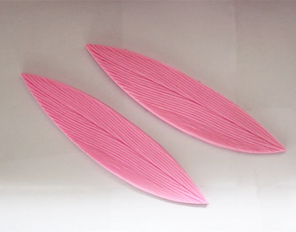 Супер длинный силиконовый в форме листа 3D двусторонняя печать помадная сахарная