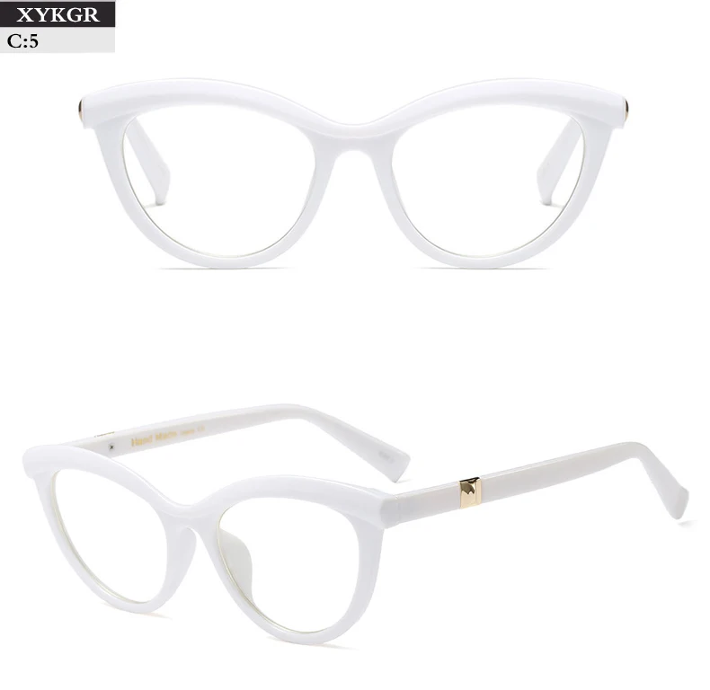 XYKGR, модные женские красные кошачьи очки, оправа, фирменный дизайн, компьютерные очки, мужские и женские, синий светильник, защитные очки