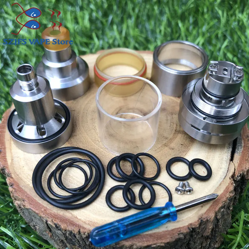 Электронная сигарета ennequadro mod kit с kayfun premium Nite DLC RTA 18350 Аккумулятор испаритель