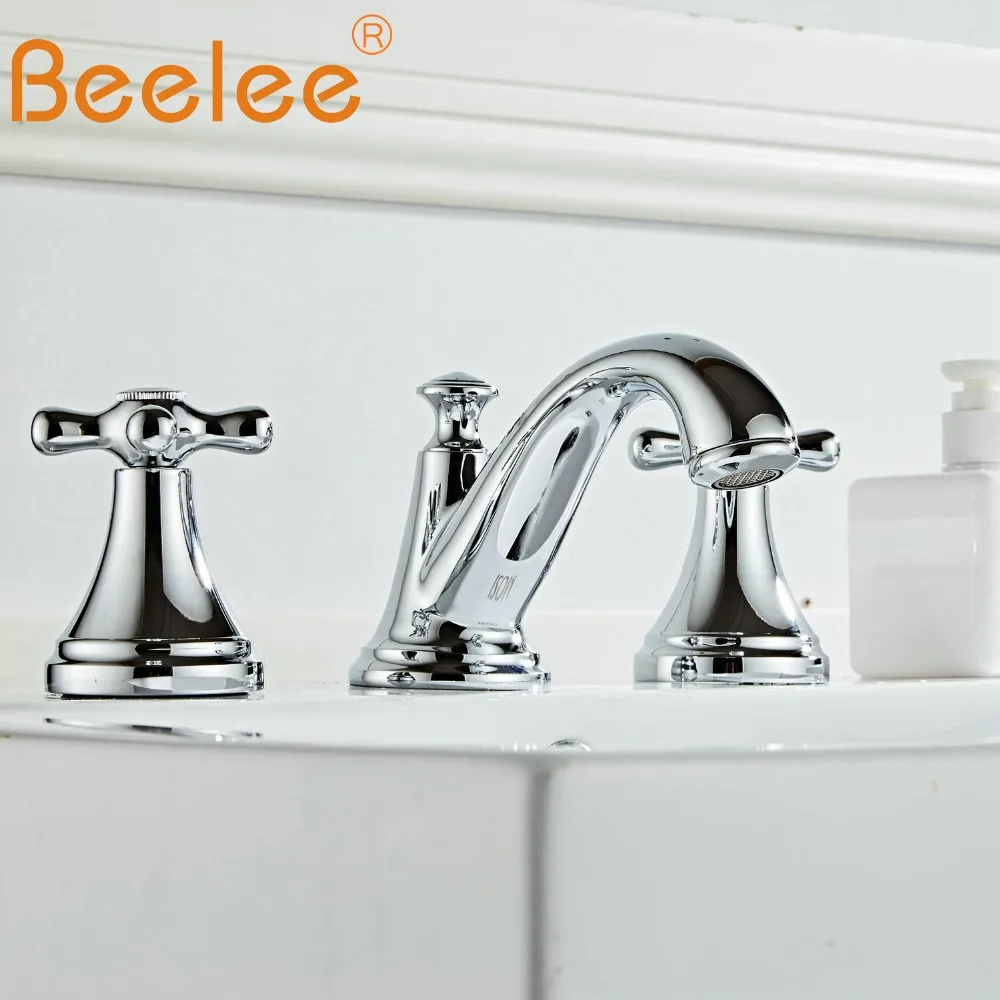 Смеситель для ванной комнаты Beelee латунный кран воды хромированная отделка