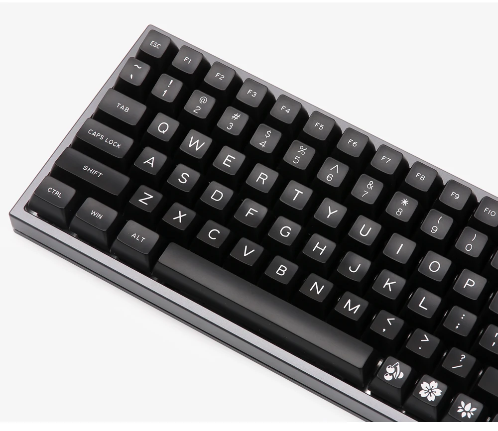 MAXKEY черный SA профиль брелки Doubleshot ABS 127 ключи для cherry mx механическая клавиатура fit KBD75