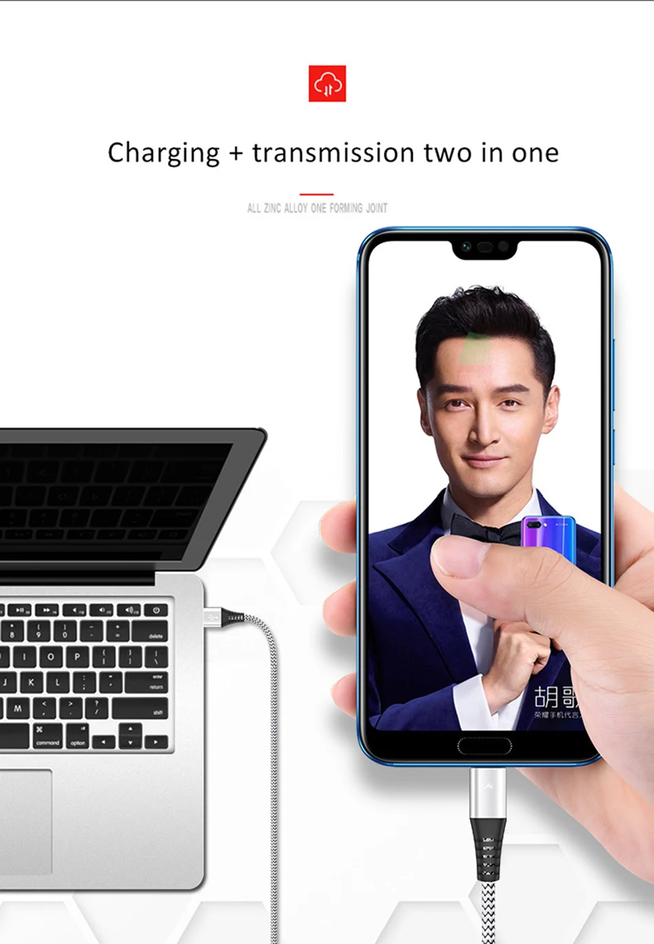 NOHON Тип usb C кабель для SamSung Gaxaly S8 S9 плюс 2.4A быстрой зарядки для Xiaomi Mi5 6 телефон короткий, для зарядного устройства Шнур 0,3 м 1,2 м