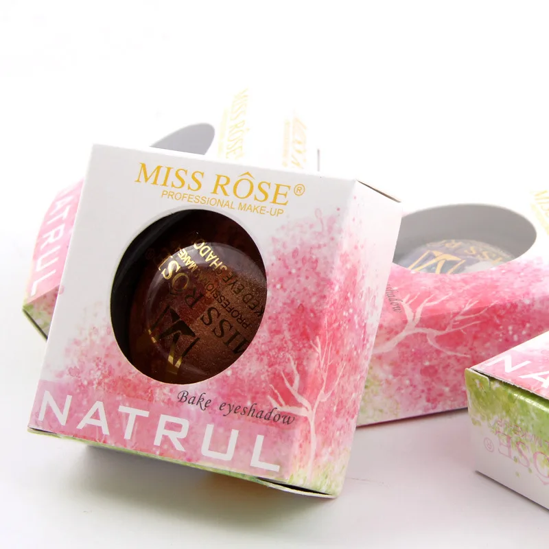 Miss Rose двухцветные запеченные тени для век водостойкие мерцающие матовые Палитра