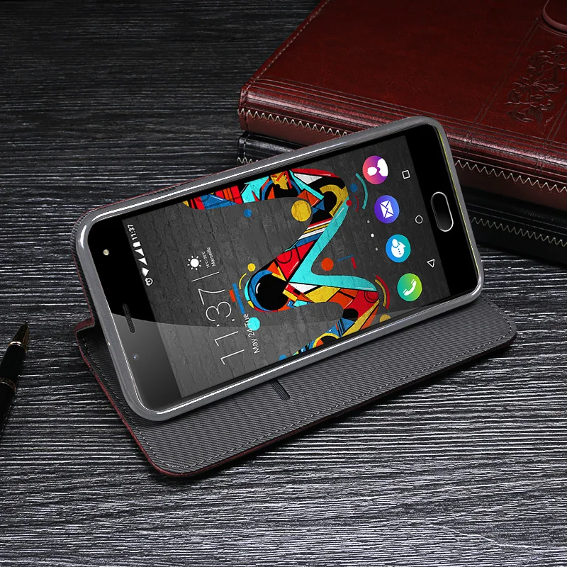 Для Wiko у себя случае 5.5 дюймов телефон Сумки крышка Высокое качество Флип кожаный