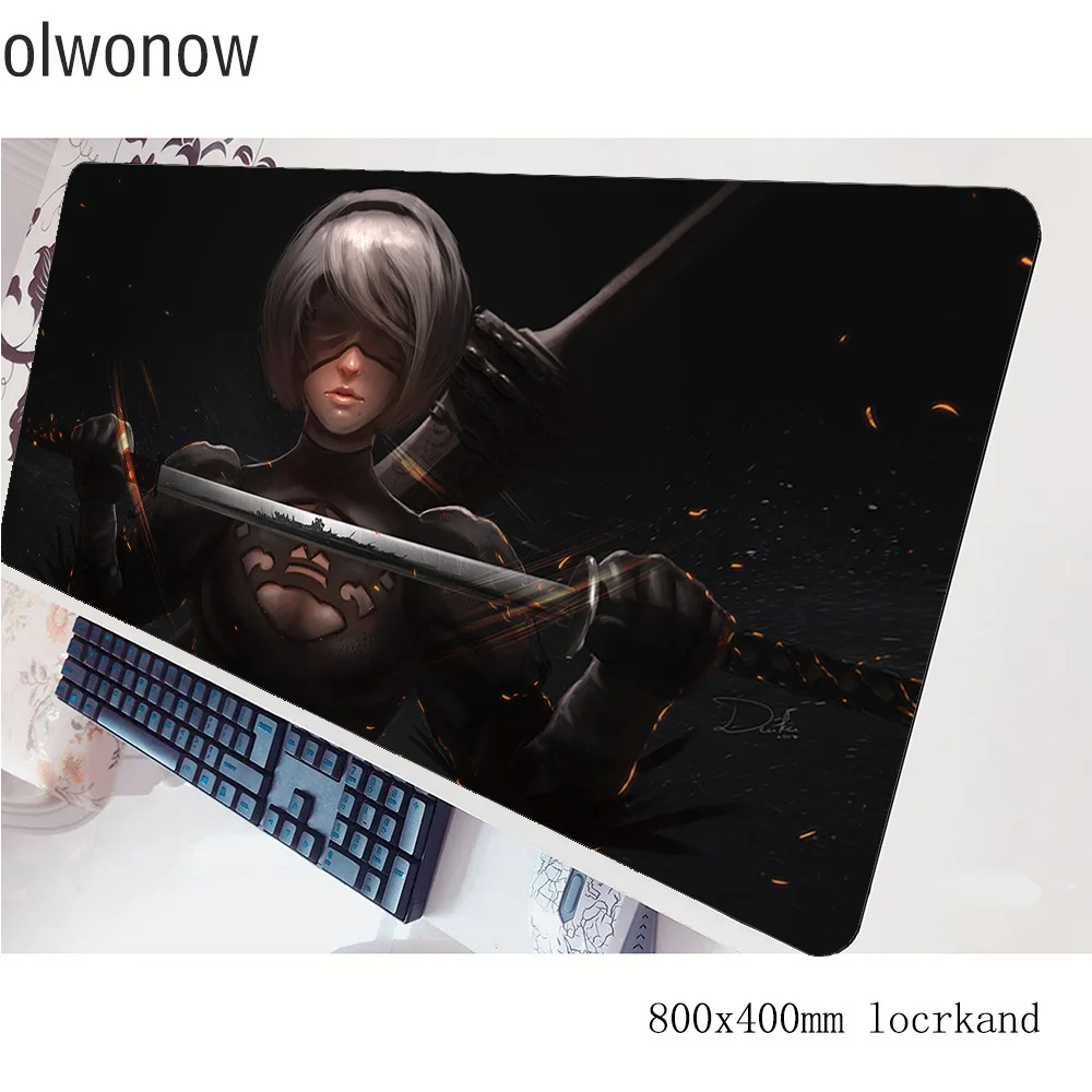 Коврик для мыши nier геймер 80x40 см игровой коврик Xl notbook Настольный гаджет padmouse игры