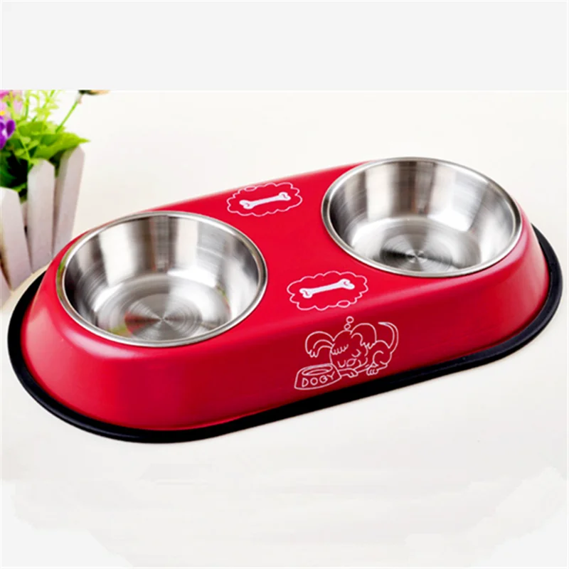 Новая модная противоскользящая миска для собак из нержавеющей стали|dog bowl|dog feeder