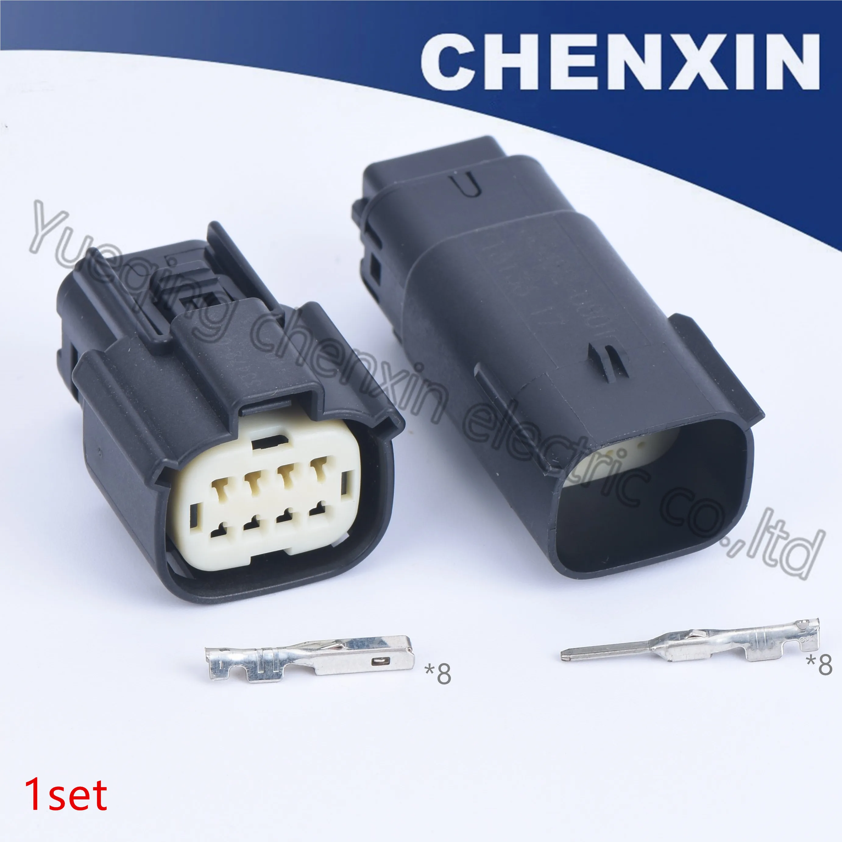 

Black 8pin auto electrical plug waterproof connector 1.8 female and male housing connectors 33472-0801 33482-4801